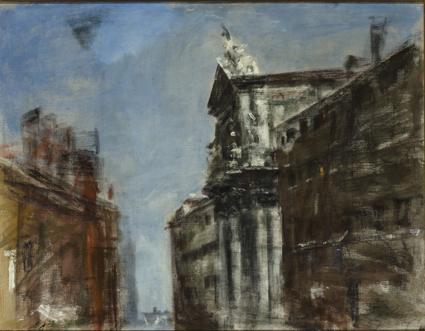 Guido Tallone, Venezia, olio su tela, cm. 69,5x90