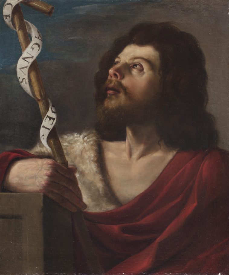 Matteo Loves, San Giovanni Battista, 1620-1630 circa, olio su tela, cm. 66x56
